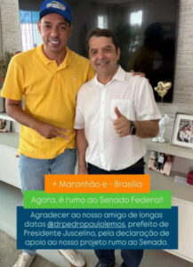 Aliança de peso! Prefeito Dr. Pedro Paulo, de Presidente Juscelino, anuncia apoio ao líder Dr. Hilton Gonçalo