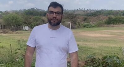 Vereador Bruno Curvina visita o Bairro do Diogo e cobra melhorias no campo de futebol