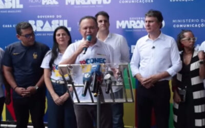 “Nunca mais vai ter suco com bolacha”, garante Brandão a alunos sobre merenda escolar