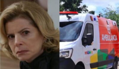 Servente de pedreiro passa mal e é levado ao hospital no interior do Maranhão após morte de Odete Roitman