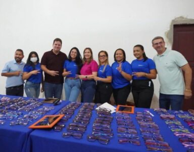 Detinha participa de ação de saúde com exames de vista e entrega de óculos em Santa Helena