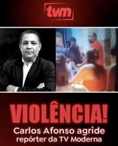 Carlos Afonso que socou âncora de TV em Rosário pode ser indiciado por lesão corporal