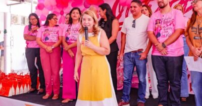 Presidente Iracema Vale prestigia ações do Outubro Rosa em Barreirinhas