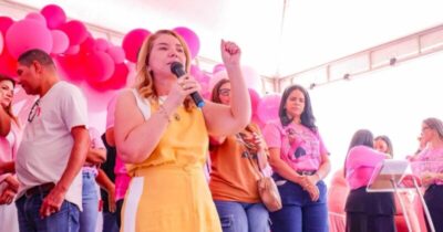 Presidente Iracema Vale prestigia ações do Outubro Rosa em…