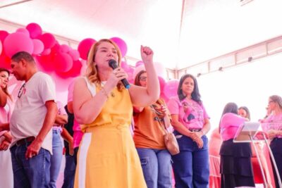 Iracema Vale prestigia ações do Outubro Rosa em Barreirinhas