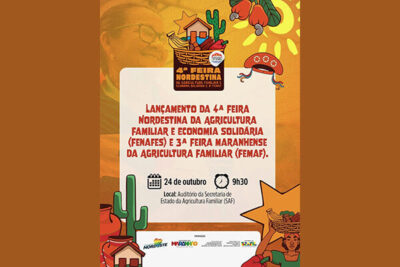 SAF lança 4ª edição da Feira Nordestina da Agricultura Familiar