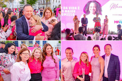 Iracema Vale participa da abertura da campanha Maranhão Rosa