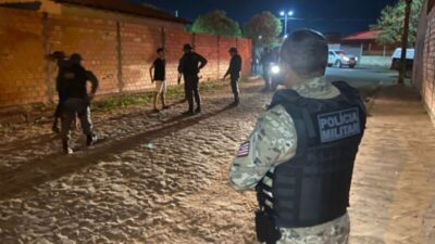 Operação da polícia militar em Timon vasculhou bairros no combate a violência na madrugada