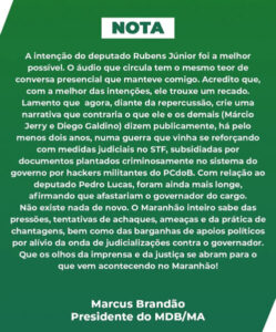 Marcus Brandão reage e revela ‘achaques, pressões e ataques’