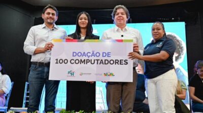Doação de computadores e realização de cursos de informática para Timon