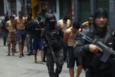 Megaoperação da polícia contra facção criminosa no RJ termina com 121 bandidos mortos e 4 policiais