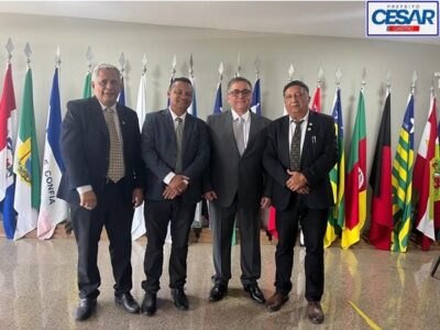 Prefeito César Castro participa da entrega de Medalha Manuel Beckman para Márcio Ribeiro Machado, pela Assembleia Legislativa