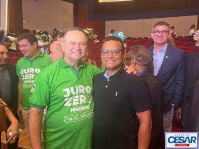 Prefeito César Castro, se reune com a secretária da mulher e participa do lançamento do Juro Zero