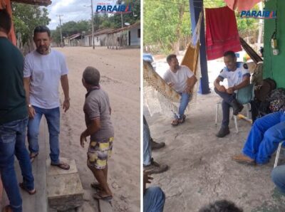 Prefeito Paraíba de Morros, realiza visita ao povoado Lago