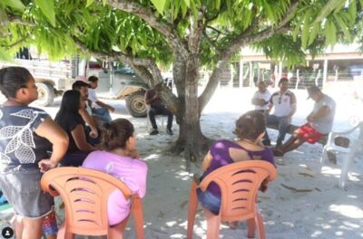 Prefeito Raimundo Lídio, acompanhado de vereador e secretária visitam povoado Simplicio Velho