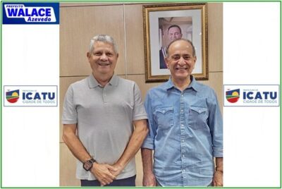 Prefeito Walace Azevedo se reúne com com o Secretário de Infraestrutura, Aparicio Bandeira para conclusão de obras em Icatu