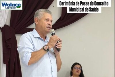 Prefeito Walace Azevedo, dá posse ao novo conselho municipal de saúde de Icatu