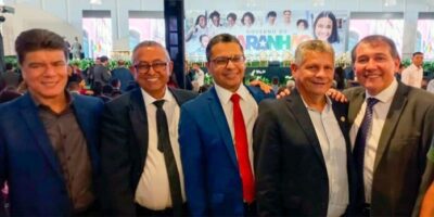 Prefeito de Barreirinhas, Dr. Amilcar Rocha prestigia posse de novos secretários de estado