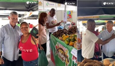 Prefeito de Icatu, Walace Azevedo participou da 1ª Feira Maranhense da Agricultura Familiar
