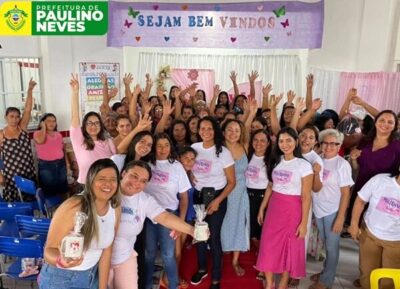 Prefeitura de Paulino Neves, realizou na tarde do último sábado (11) a festa em comemoração ao dia das mães