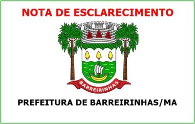 Prefeitura de Barreirinhas, emite nota de esclarecimento sobre o depósito de resíduos sólidos no antigo Lixão, localizado na entrada da cidade