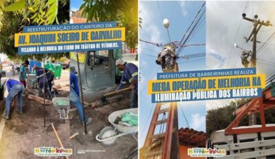 Prefeitura de Barreirinhas, inicia obras e realizar uma mega operação de melhoria na iluminação pública