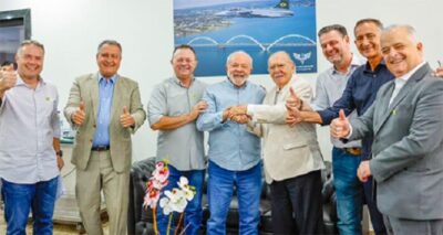 Presidente Lula faz o reconhecimento do ex presidente Sarney sobre a Ferrovia Norte-Sul