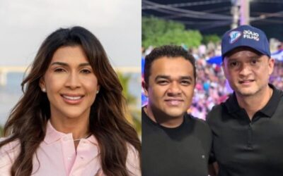 Larissa DP marca presença em grande ato político que reúne Júlio Filho e Luís Amovelar na Travessa da Amovelar