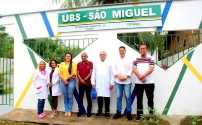 Prefeito Calvet Filho entrega requalificação de UBS em povoado de Rosário