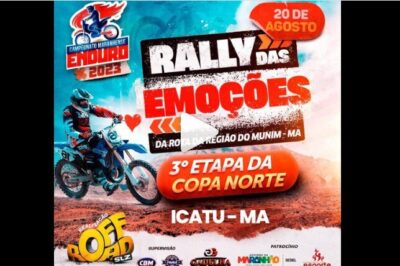 Prefeito Walace convida a todos para assistir os pilotos do Rally das Emoções em Icatu
