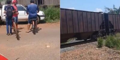 Trem atinge caminhonete em Estreito; motorista escapa com ferimentos leves