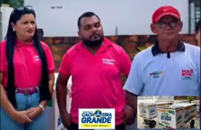 Prefeitura de Cachoeira Grande entrega carrinhos do programa Minha Renda para beneficiários no município