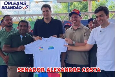 Orleans Brandão entrega obras e benefícios para cidades de Senador Alexandre Costa e Gov. Eugênio Barros