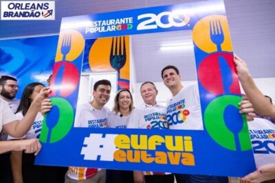 Secretário Orleans Brandão, destaca prioridade do governo à segurança alimentar ao inaugurar o 200º Restaurante popular