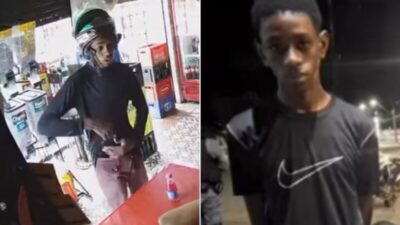 Preso bandido que agiu com violência contra comercianteCentral de Noticias Brasil
