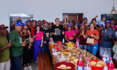 Secretário de Planejamento do Maranhão, Vinícius Ferro, é recebido com festa em Vitória do Mearim