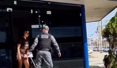 Mulher-Aranha é identificada e levada à delegacia após pichações no Centro Histórico de São Luís