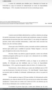 Funcionários da Prefeitura de Coroatá denunciam perseguição política