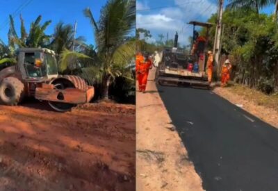 Governador Carlos Brandão e prefeito Nivaldo Araújo inauguram asfaltamento histórico na zona rural de Alcântara