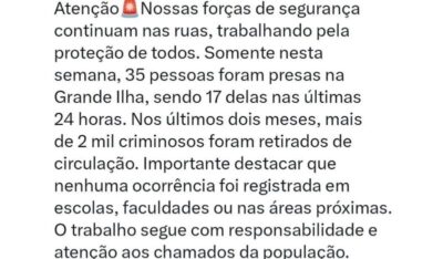 Brandão informa reforço das operações de segurança pública e amplia número de prisões