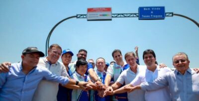 Ministro André Fufuca participa de entrega de 90 km reconstruídos da MA-006