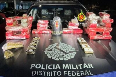 Rotam desarticula ponto de tráfico e apreende drogas avaliadas em R$ 90 mil em Ceilândia Sul