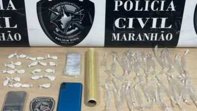 Polícia estoura ponto de venda de drogas no centro de Timon