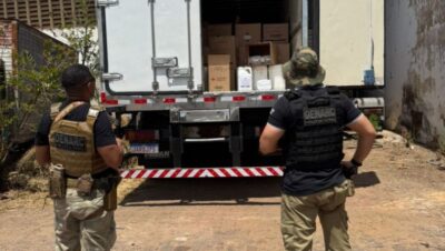 Caminhão roubado é recuperado
