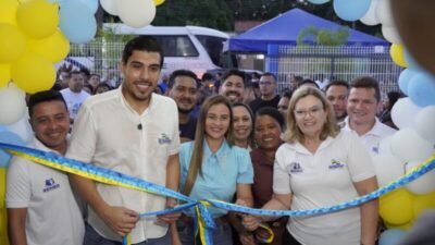 Jonas Magno entrega nova escola em Rosário