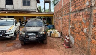 PC-MA investiga armazenamento ilegal de gasolina e diesel em bairro de São Luís