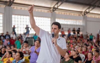 Orleans entrega benefícios para a população São Domingos e comemora obras estaduais em todos municípios do Maranhão