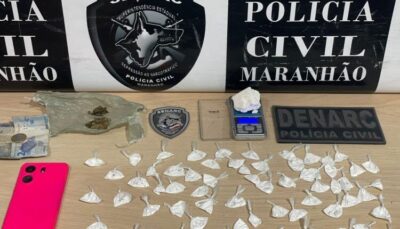 Polícia Civil prende mulher durante ação contra o tráfico em Timon