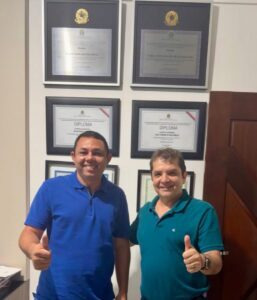 Prefeito de Altamira, Marton Pageu, declara apoio à pré-candidatura de Hilton Gonçalo ao Senado