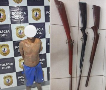 Polícia apreende sete armas e dois suspeitos de liderar facções criminosas na Baixada e Litoral Maranhense
